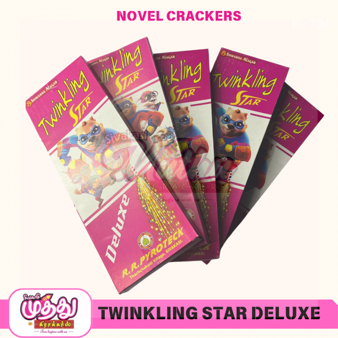 4" Twinkling Star Dlx (10 Pcs)