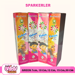 7 CM Colour / Crackling Sparklers (10 Pcs)