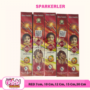 7 CM Red Sparklers (10 Pcs)